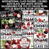 February Valentine's Day Gnome Theme Bulletin Board Motivational Posters Decor-2