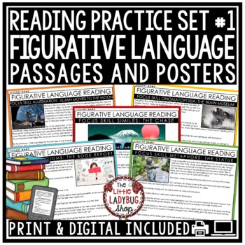 Figurative Language Posters Reading Skills Comprehension Passages and Questions -2