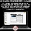 Nonfiction Poetry Reading Comprehension Passages and Questions 3rd 4th Grade-4