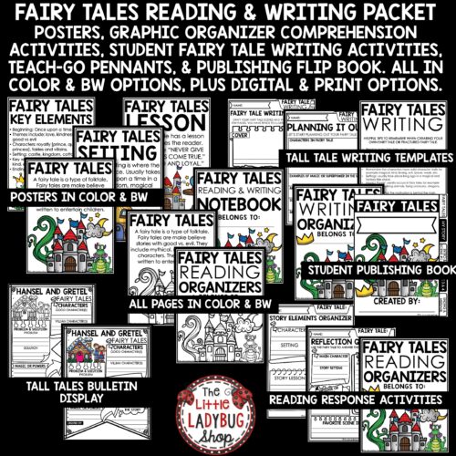 Fairy Tales Reading Genre Writing Graphic Organizers