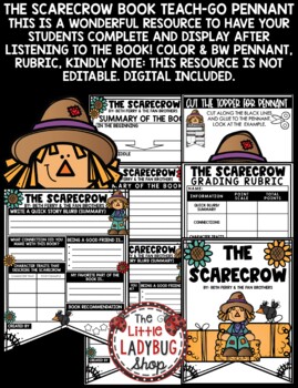The Scarecrow, Beth Ferry Read Aloud Picture Book Review November Bulletin Board-2