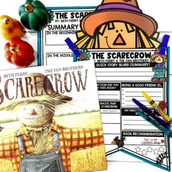 The Scarecrow, Beth Ferry Read Aloud Picture Book Review November Bulletin Board-4