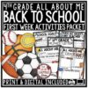 50% OFF Sports Theme First Week Back To School Activities 4th Grade-1