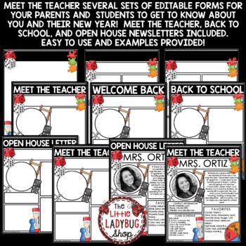 Board Games Meet the Teacher Newsletter Template Editable Back to School Letter-2