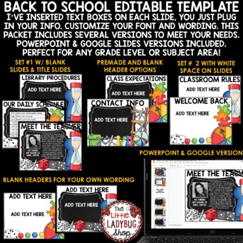 Board Games Theme Meet the Teacher Template Editable Back to School Open House-3