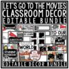 Hollywood Movie Night Theme Classroom Décor Back to School Meet the Teacher-2