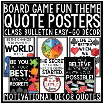 Let's Play Board Games Theme Classroom Décor Posters Meet the Teacher Newsletter-3