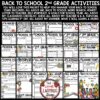 Superhero Back to School Activities 2nd Grade All About Me