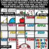 August, September Back to School Acrostic Poem Poetry Writing Bulletin Board