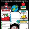 August, September Back to School Acrostic Poem Poetry Writing Bulletin Board