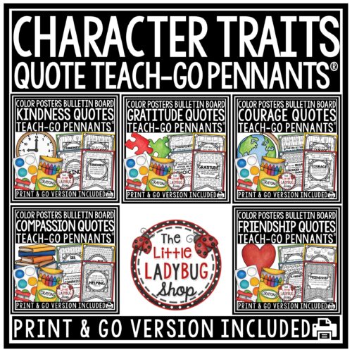 Character Traits Quotes Bulletin Board