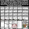 Black History Month Biography Bulletin