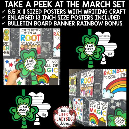 March Themed Posters Bulletin Board