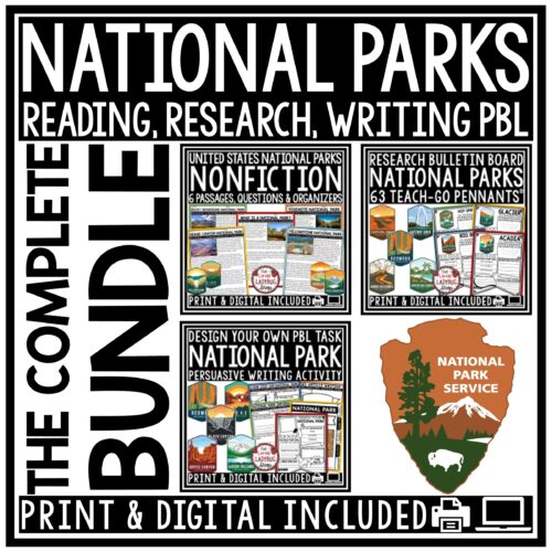 National Parks Reading Writing Research