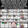 Spring Themed Reading Skills Passages