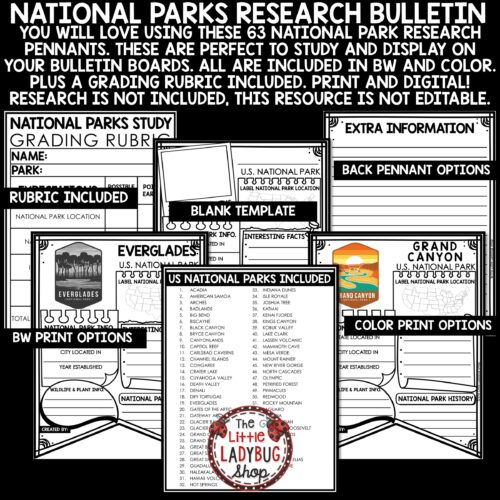National Park Research Project Activities