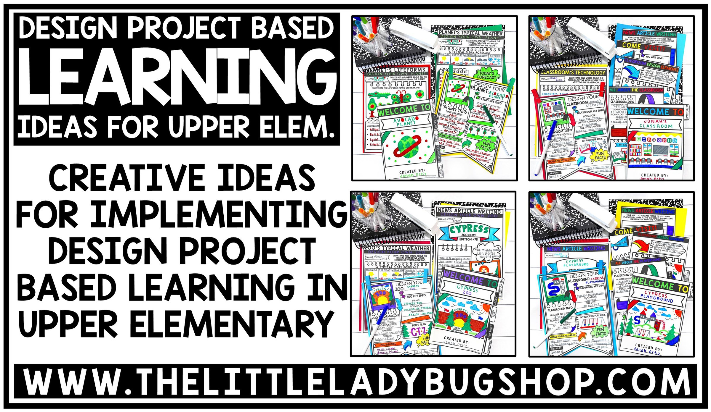 Project Based Learning Activities for Upper Elementary Students