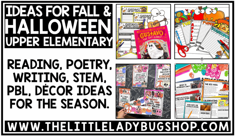 Halloween and Fall Activities in the Upper Elementary Classroom