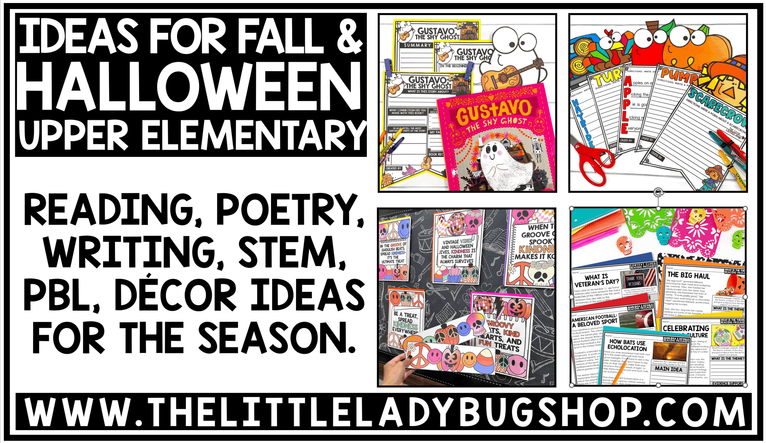 Halloween and Fall Activities in the Upper Elementary Classroom