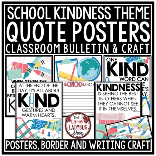 Back to School Kindness Posters