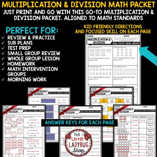 3rd Grade Multiplication Division Review