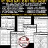 3rd Grade Place Value Math Review Practice Worksheets Rounding Comparing Number