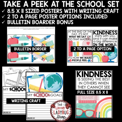 Back to School Kindness Posters