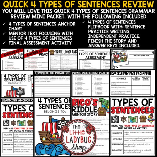 Grammar Rescue Activities for Types of Sentences