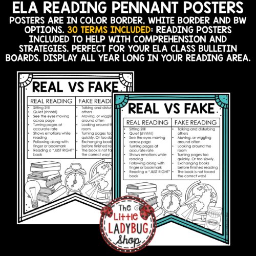 Reading Strategy Comprehension Posters