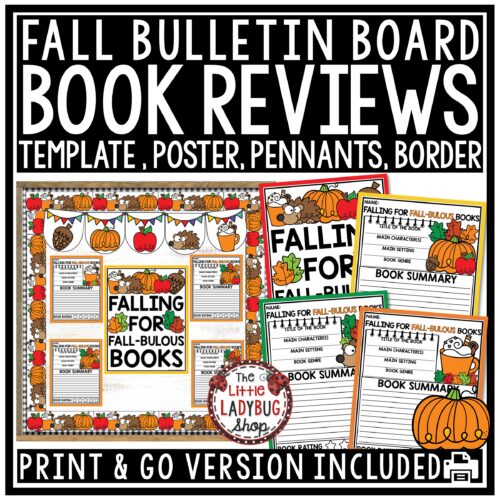 Fall and Autumn Book Review Bulletin Board