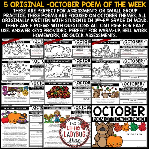 Fall October Poem of the Week