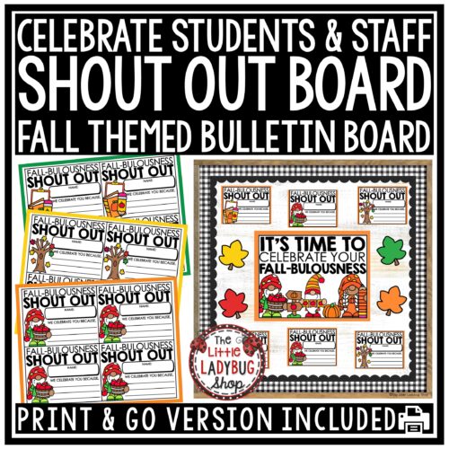 Fall Student Shout Out