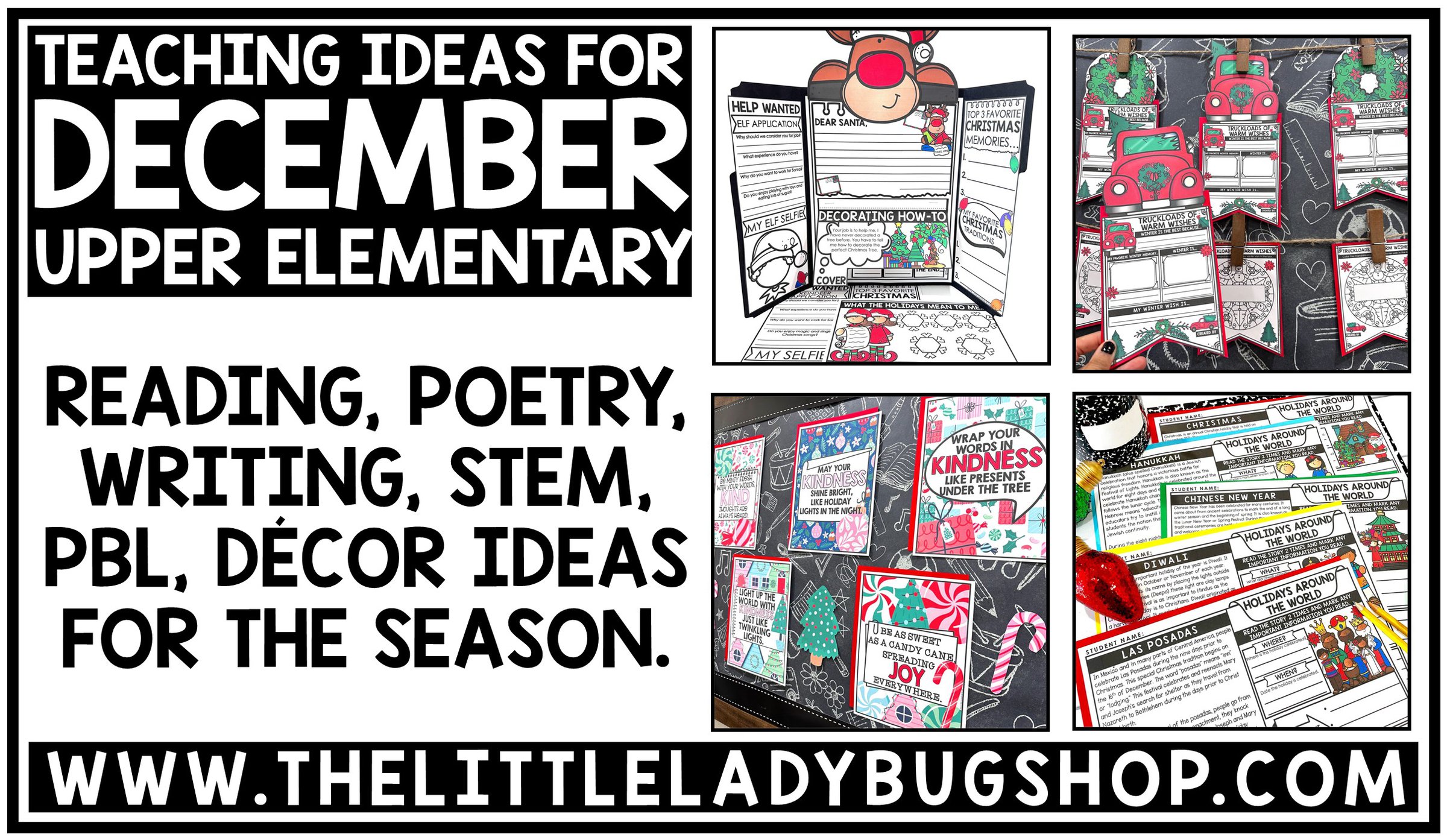 Engaging December and Winter-Themed Activities for Upper Elementary Classrooms