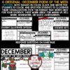 Poem of the Week December Winter Poetry Analysis Reading Comprehension Passages
