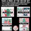 Christmas Kindness Quote Posters December Bulletin Board Ideas Writing Craft