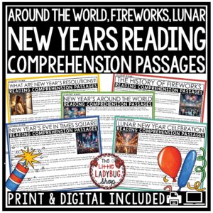 New Year January Reading Passages