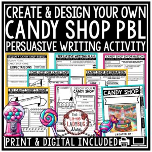Design Your Own Candy Shop Project Based Learning