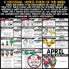 Earth Day Spring April Poem of the Week for upper elementary students