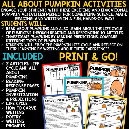 Pumpkin Day Activities How to Carve a Pumpkin Investigation