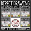 Fall Spring Winter Direct Drawing Writing Prompts 3rd 4th Grade