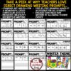 January Winter Direct Drawing Writing Prompts 3rd 4th Grade