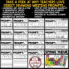 April Spring Direct Drawing Writing Prompts 3rd 4th Grade