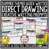 May June Summer Direct Drawing Writing Prompts 3rd 4th Grade