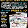 May June Summer Direct Drawing Writing Prompts 3rd 4th Grade