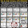 End of The Year Advice for Next Year's Students Bulletin Board