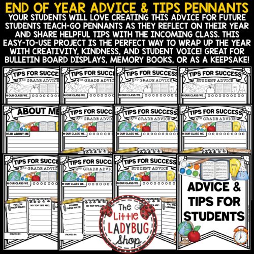 End of The Year Advice for Next Year's Students Bulletin Board