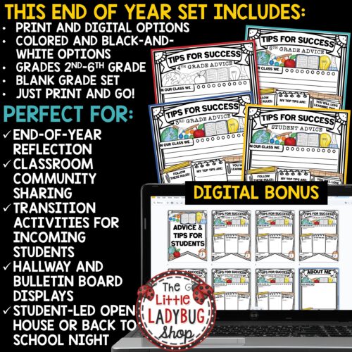 End of The Year Advice for Next Year's Students Bulletin Board