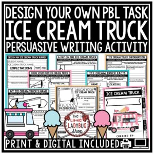 Design Your Own Ice Cream Truck Project Based Learning for Upper Elementary Students