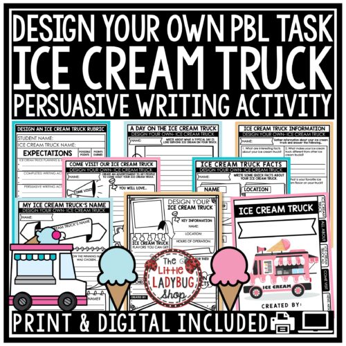 Design Your Own Ice Cream Truck Project Based Learning for Upper Elementary Students