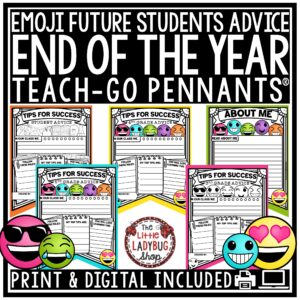 Emoji End of Year Writing Tips Advice for Next Years Student